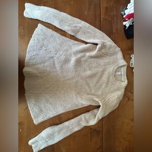 Athleta Cozy Knit Beige Sweater
